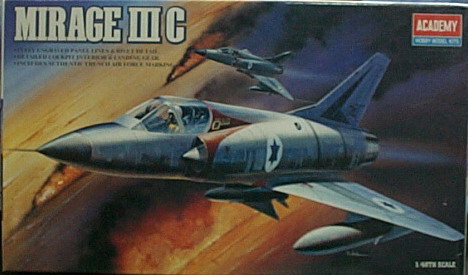 1/48 MIRAGE III C 幻象3C戰機 1622