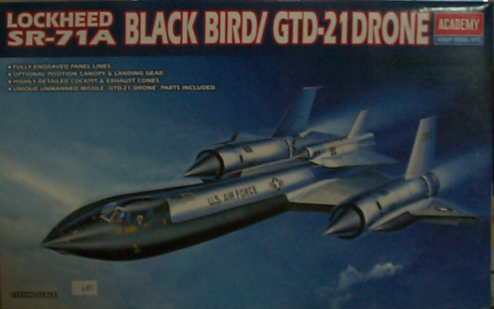 1/72 BLACK BIRD/GTD-21 DRONE 黑鳥1642