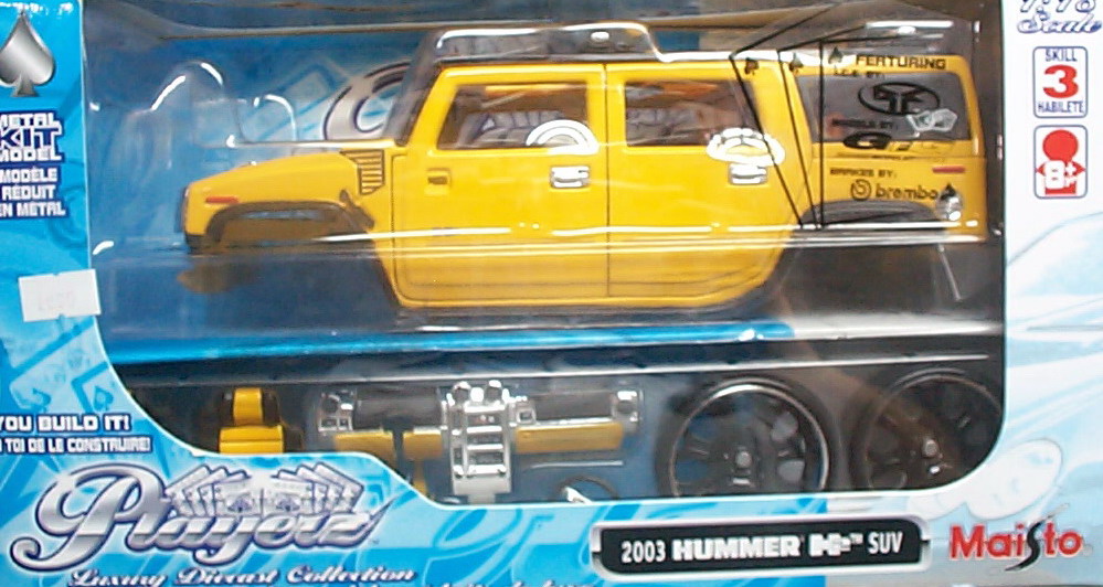 1/18 MAISTO 2003HUMMER H2 悍馬車
