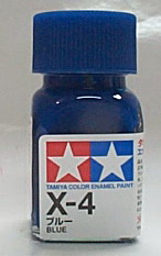 TAMIYA油性漆 X-04 藍色(亮光)