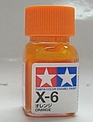 TAMIYA油性漆 X-06 橘色(亮光)