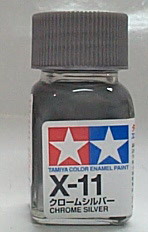 TAMIYA油性漆 X-11 銀色(亮光)
