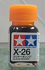 TAMIYA油性漆 X-26 透明橘(亮光)