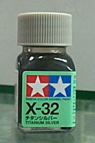 TAMIYA油性漆 X-32 鈦銀色(亮光)