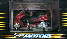 1:18 YAMAHA Majesty NO.2 合金摩托車 紅色