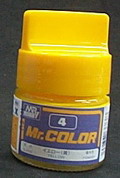 駿仕專用漆004 YELLOW 黃色