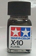TAMIYA油性漆 X-10 鐵黑色(亮光)