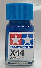 TAMIYA油性漆 X-14 天空藍(亮光)