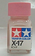 TAMIYA油性漆 X-17  粉紅色(亮光)