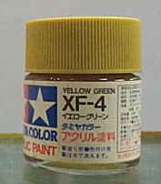 田宮水性漆 XF-04 黃綠色(消光)