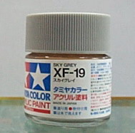 田宮水性漆 XF-19 天空灰色(消光)