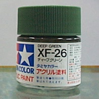 田宮水性漆 XF-26 深綠色(消光)