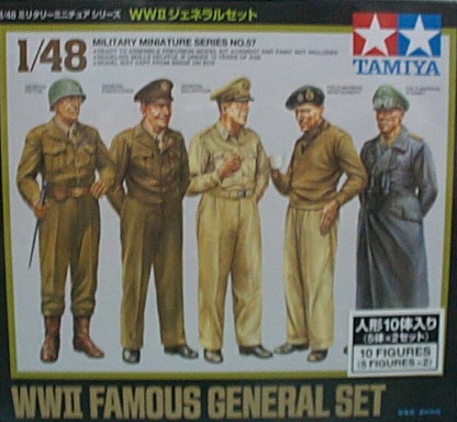 TAMIYA 32557 WWII FAMOUS GENERAL SET