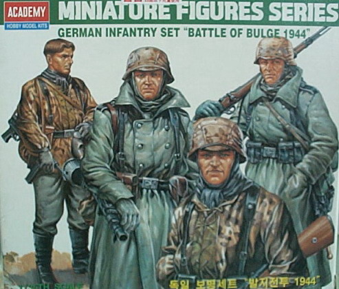 愛德美1377 GERMAN INFANTRY SET "BATTLE OF BULGE 1944"