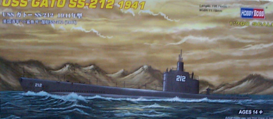 87012 美國海軍 小鯊魚號 潛艇SS-212(1941)