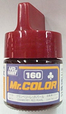 駿仕專用漆160 CRANBERRY RED PEARL蔓越桔紅色珍珠色
