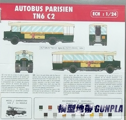 HELLER80789 1/24 AUTOBUS PARISIEN TN6 C2