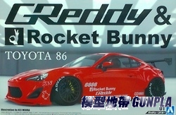 AO50934 1/124 TOYOTA86 GREDDY&ROCKEY BUNNY ENKEI Ver.