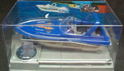 R/C 小型遙控船 藍色